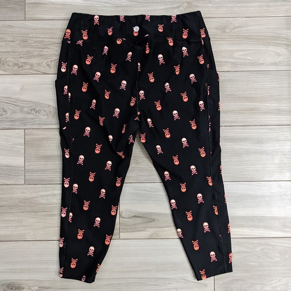 Torrid Skeleton Leggings With Cell Phone Pocket
